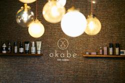 東京都あきる野市の美容室、「okabe」様グラフィックデザイン。