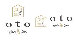 千葉県稲毛の美容室、「oto」様グラフィックデザイン。