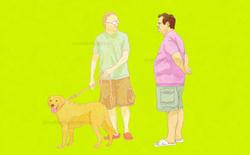 オシャレなテイストのイラスト。