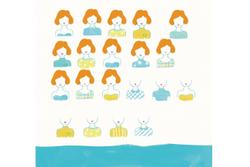 フリーランス美容師 S様カードイラスト。