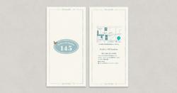 神奈川県大和市の美容サロン「Atelier 145 bankan」様デザイン各種。