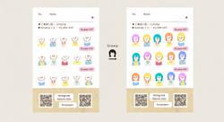 新潟県三条市の美容室様スタンプカードデザイン。