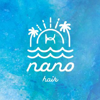 神奈川県秦野の美容室、「nano hair」様グラフィックデザイン。