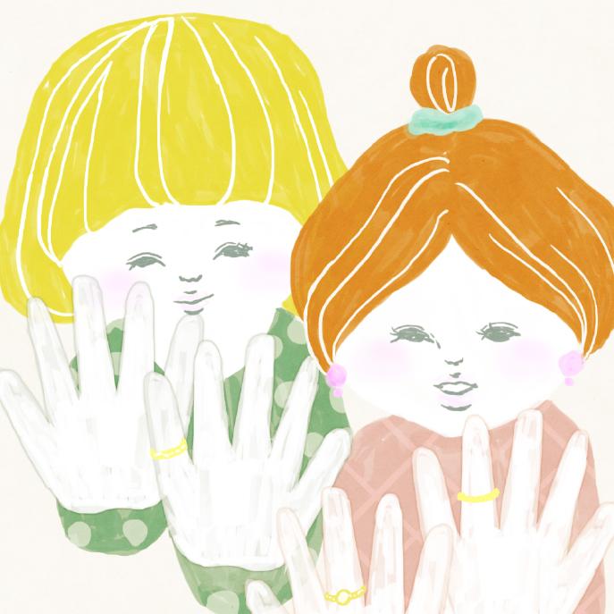 神奈川県大和市の美容サロン様イラスト各種。