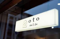 千葉県稲毛の美容室、「oto」様グラフィックデザイン。