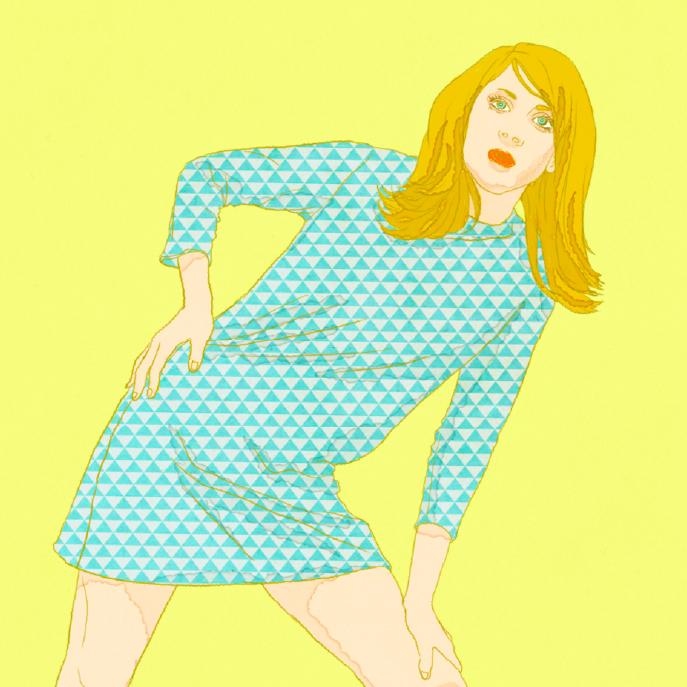 オシャレなテイストのイラスト。