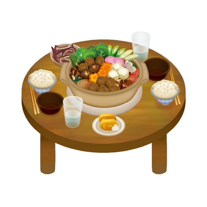 レトロなテイストのイラスト。