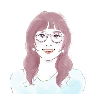 神奈川県鎌倉市の美容室、「mayu hair salon」様、オーナー様似顔絵。