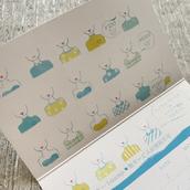 フリーランス美容師 S様カードイラスト。