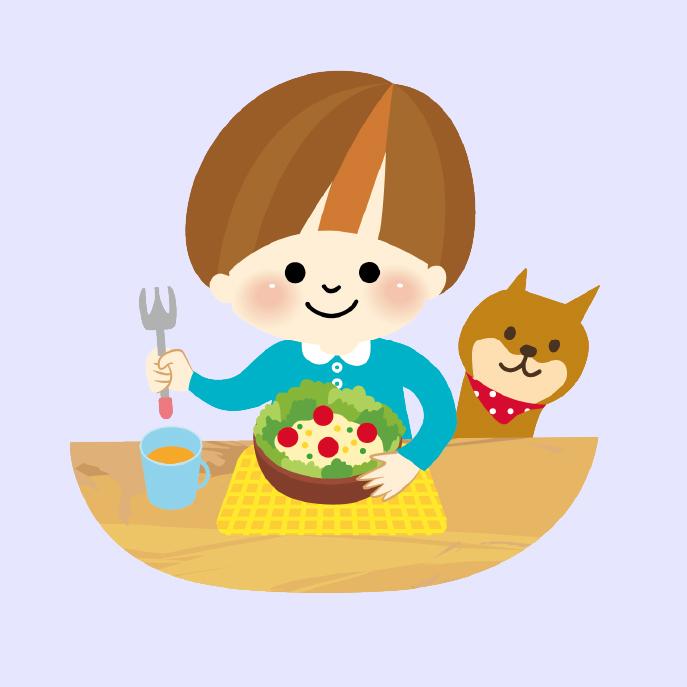 シンプルテイストなイラスト。